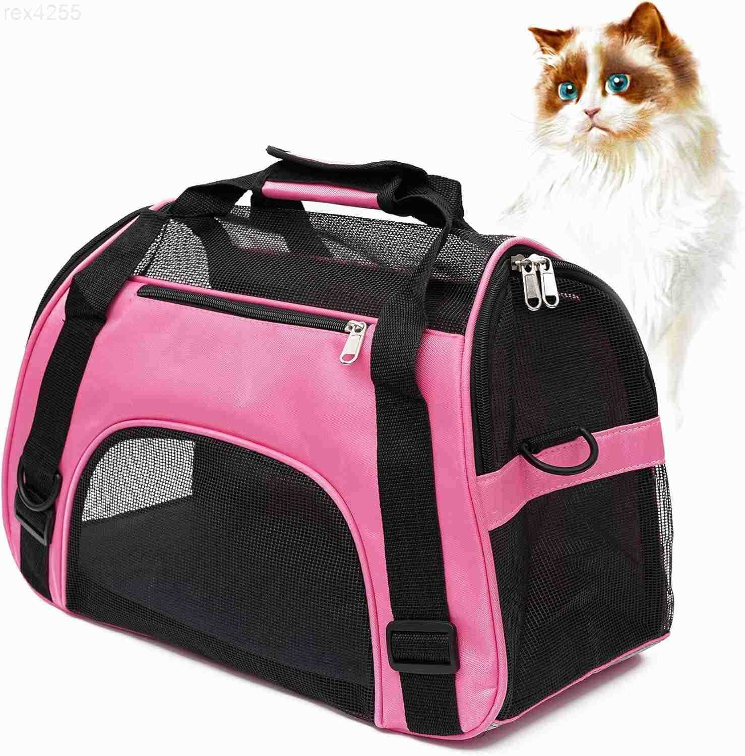 Cat Carrier for Small Cats Dogs SoftSided Pet Carrier for Cats Puppies Small Pets Airline Approved Lightweight Comfortable Travel Cat Dog Carrier Smal