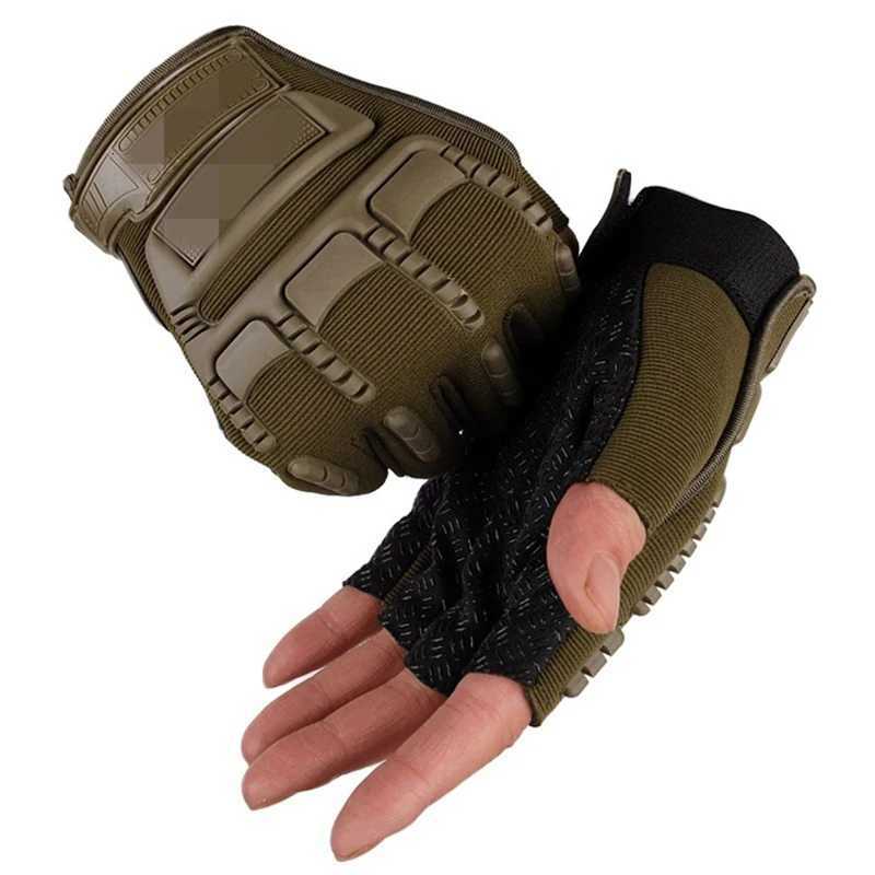 Mens Fingerss Gloves Outdoor Working Hunting Tactical gloves AntiSlip Mtb Bike Bicyc Motorcyc Driving GlovesXJ250904