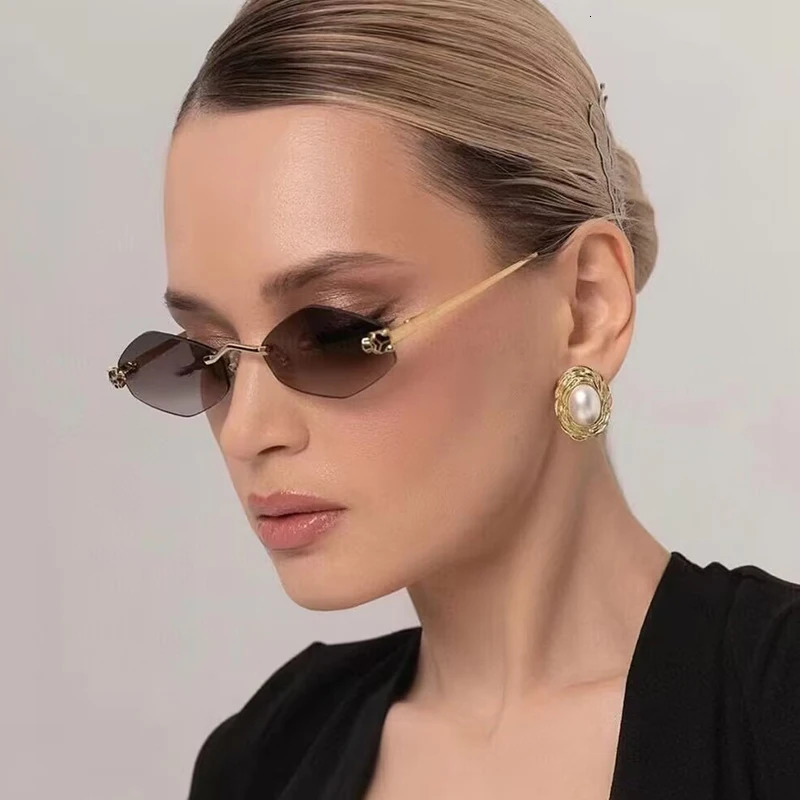 Diamond Cut Edge Personalized Sunglasses Fashionable Mens And Womens Travel Sunglasses HighEnd Small Frame Sunglasses UV400 250903