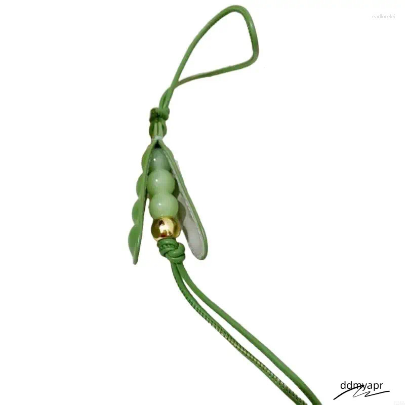 Keychains Fashionable Pea Charm Pendant Handmade Portable Keychain Trendy Ddmyday Accessory In Multiple Color Phones Bag Decoration Ddmyday