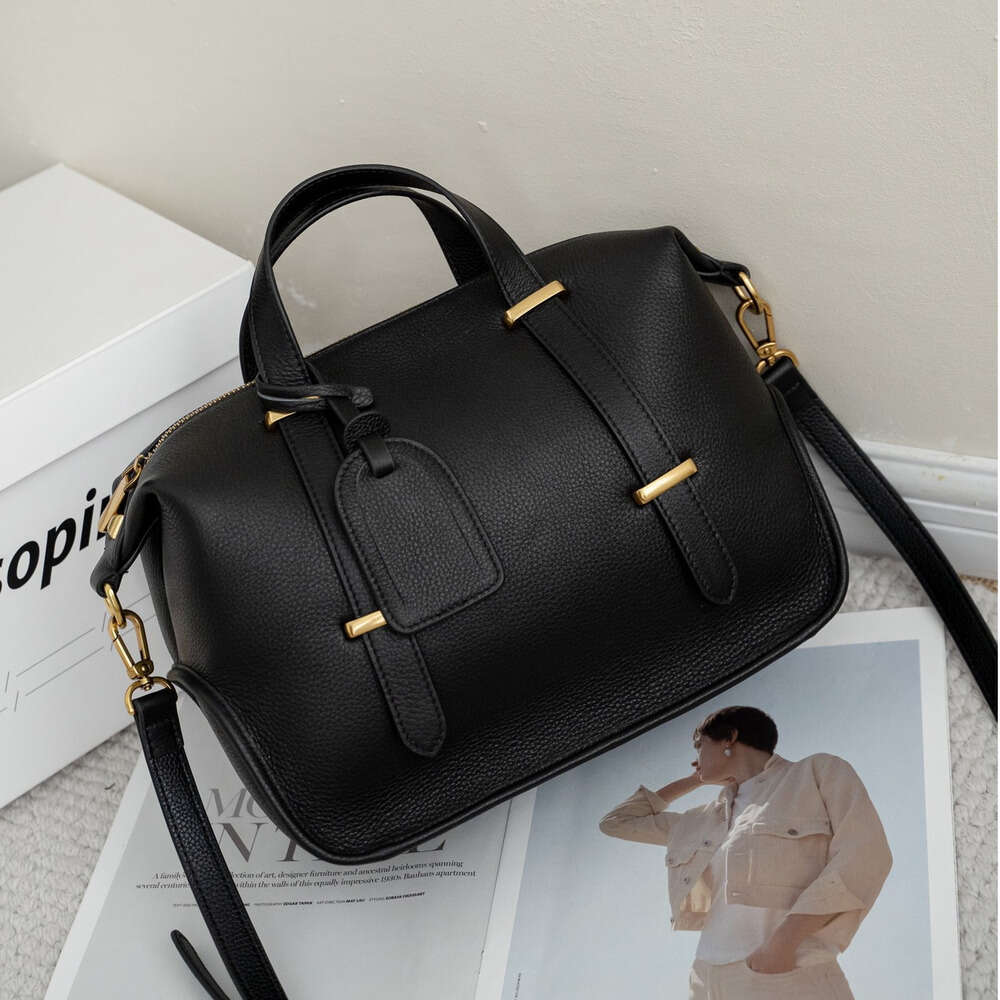 DHEssentials 2024 Pillow Bag, Genuine Leather Tote, Zippered Crossbody Shoulder Purse