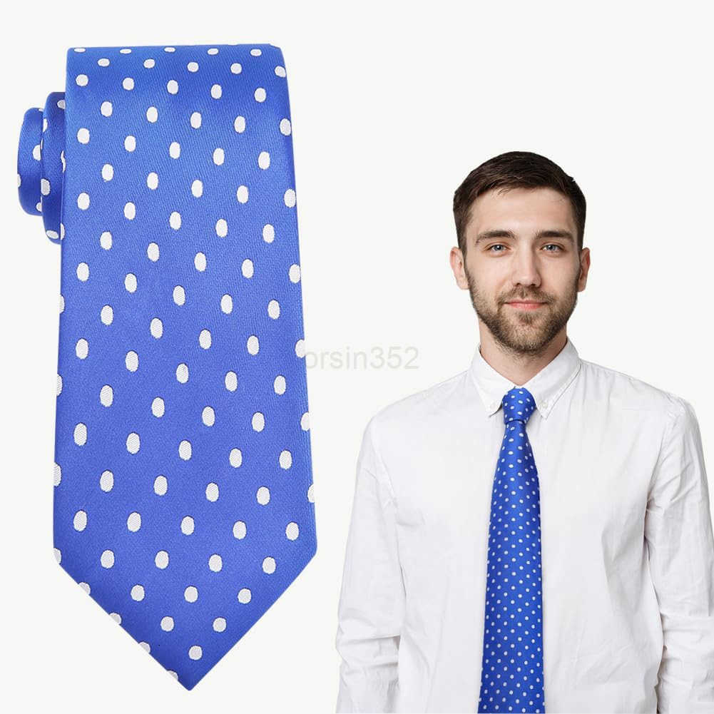 Ties for Men6 Packs Assorted Pattern Jacquard Weave Formal Necktie Set for ManW250904