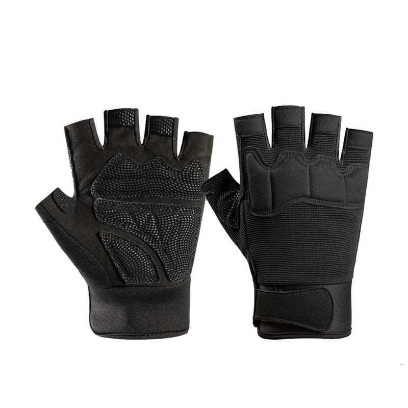 Half Finger Gloves Outdoor Tactical Gloves Sports Shooting Hunting Airsoft Motorcyc Cycling Gloves Anti Slip Shock AbsorptionXJ250904