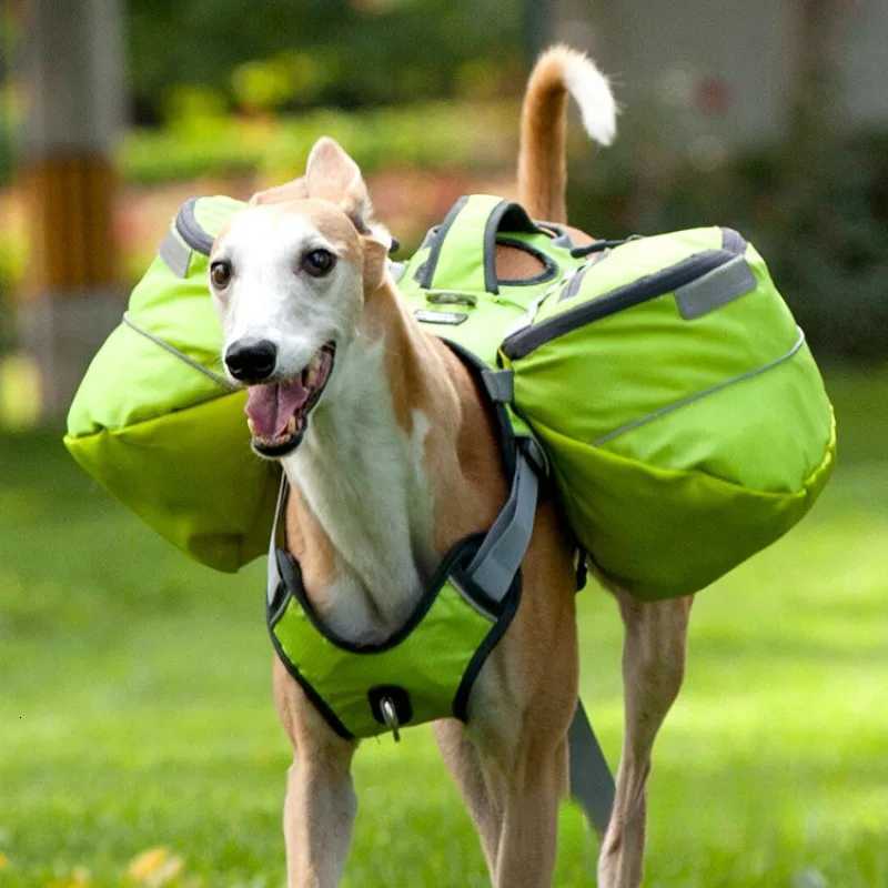 For Dogs Carry Their Own Backpacks Large Dog Pet Backpacks Large Dog Pet Outdoor Multi Functional Traction Belts W250904