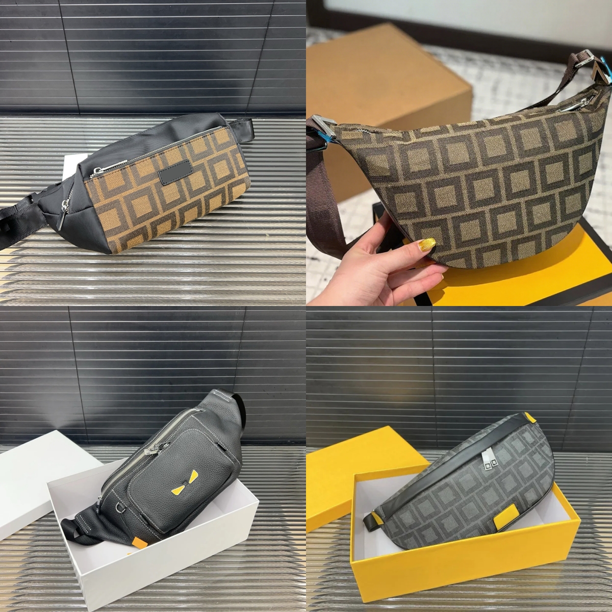 Mens Designer Waist Bag Luxury Fanny Pack Chest Canvas Bumbag Temperament Leather Belt Bags Womens Crossbody Bags Chest Packs Shoulder Bag Wallet Purse Pouch