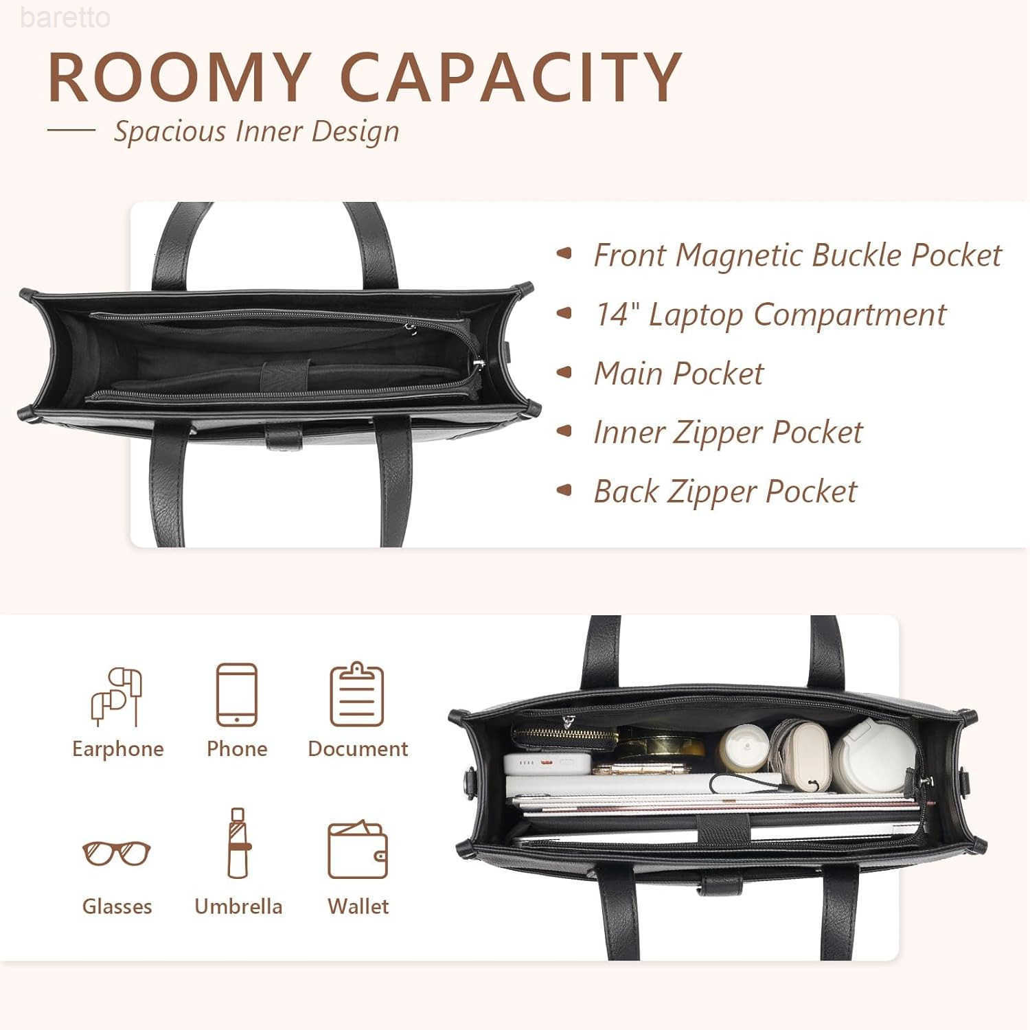 Crossbody Purses and Handbags for Women Leather Tote Purse Womens Top Handle Satchel with Detachable Strap M250904