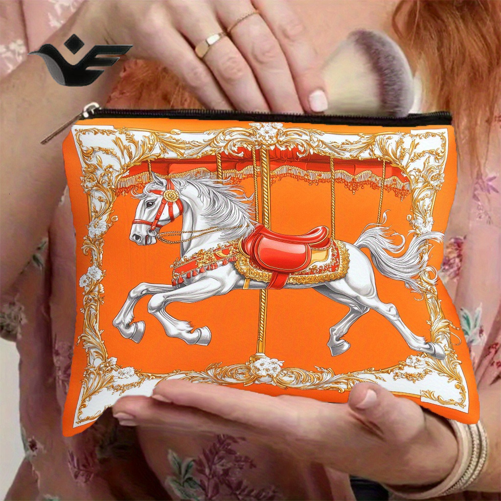 Feiyan Free Shipping New Designer Bag Luxury Shopping Bag Canvas Makeup Bag Large Capacity Fabric Coin Purse Travel Cosmetic Toiletry Storage Bag In S