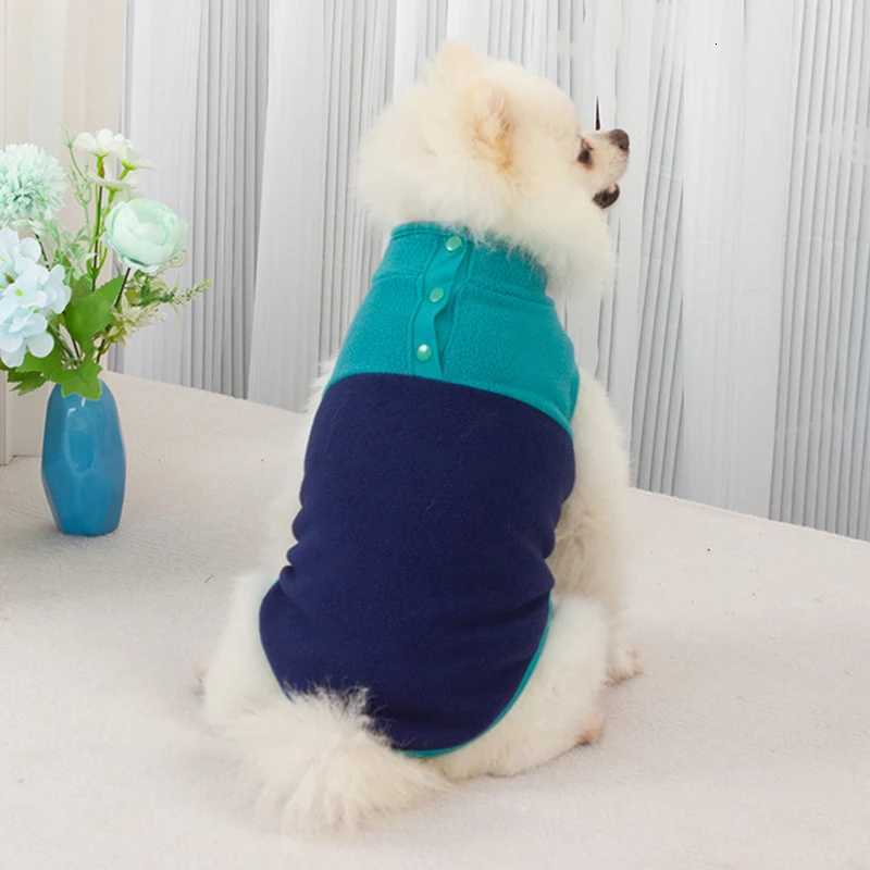 Fleece Dog Clothes For Small Dogs Spring Autumn Warm Puppy Cats Vest Shih Tzu Chihuahua Clothing French Bulldog et Pug Coats W250904