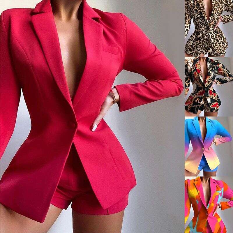 Women's Casual Autumn And Winter Slim Short Professional Women's Small Suit