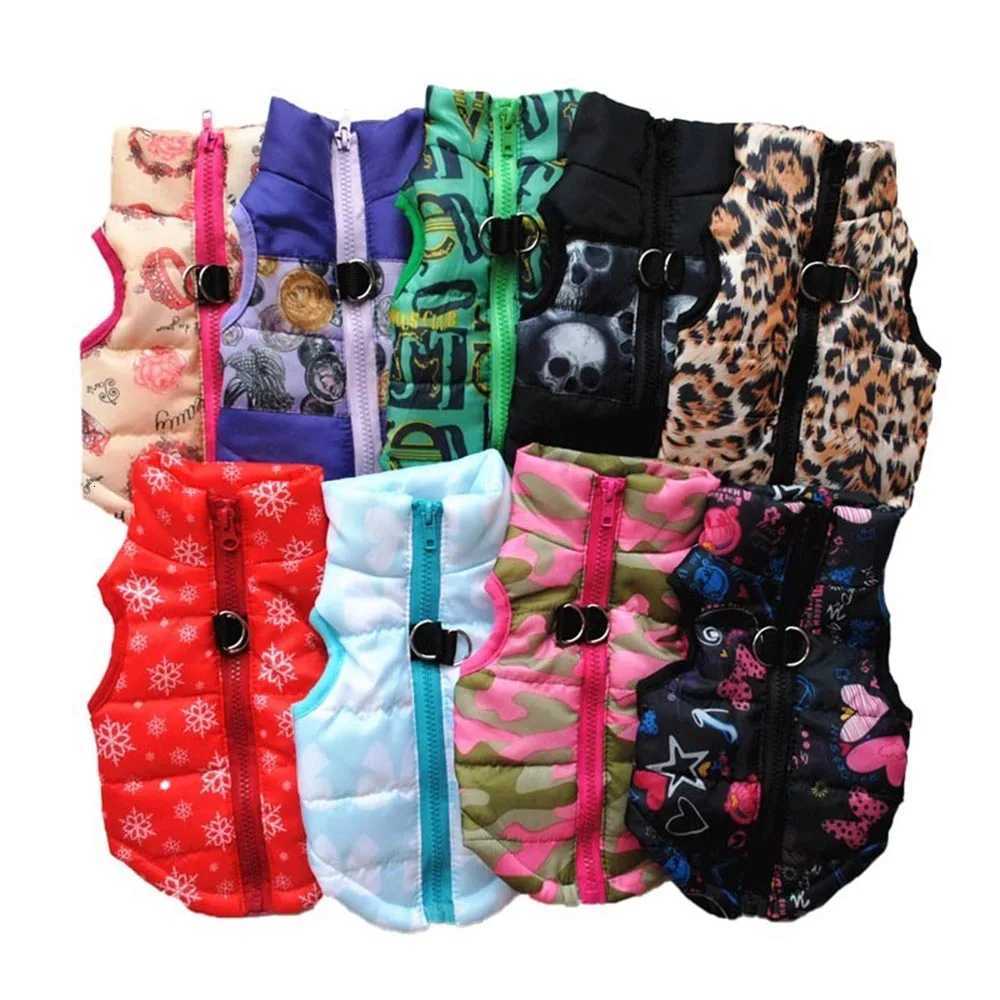 Winter Warm Dog Clothes for Small Dogs Puppy Pet Clothing Windproof Dog et Coat Cotton Vest for Chihuahua French Bulldog Pug W250904