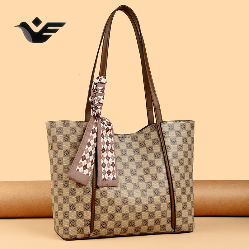 Feiyan Free Shipping New Designer Bag Luxury Shopping Bag Large Capacity Women's Tote Bag High-end Fashion Casual Commuter Shoulder Handbag Old F