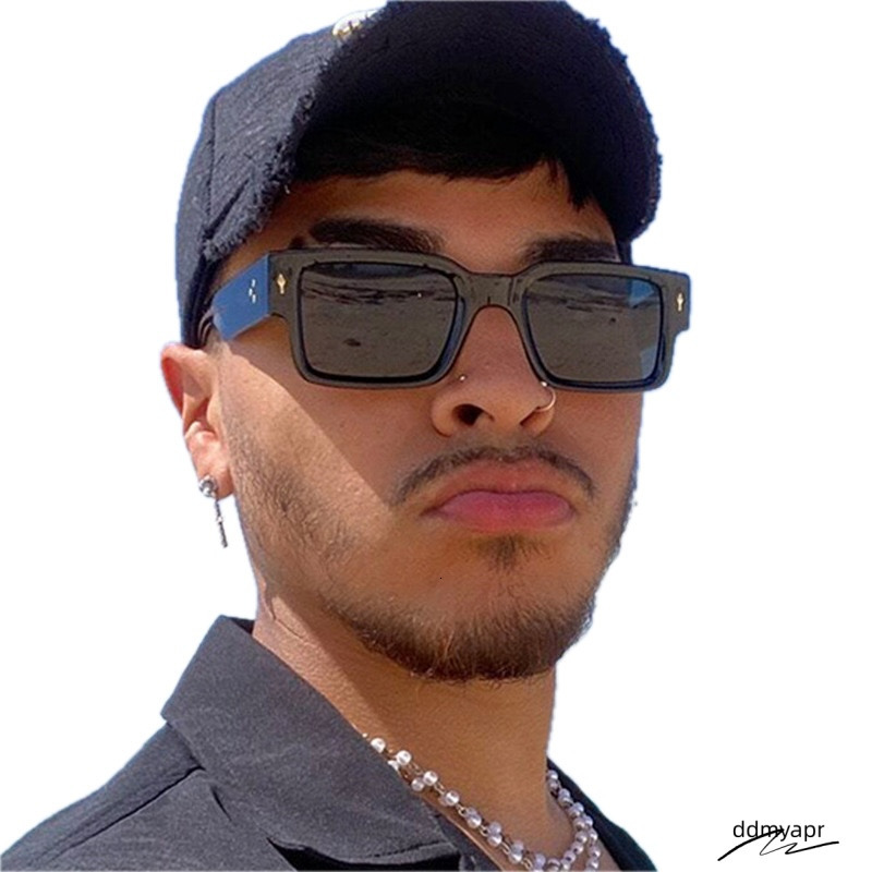 Oversized Square Sunglasses Men Ddmyday Retro Steampunk Glasses With Side Shields Extra Large Vintage Gothic Goggles Y2k Cyberpunk Futuristic Cool Bra