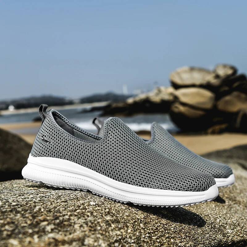 Sneakers Summer Casual Shoe Mesh Breathable Outdoor Non Sports Shoes Slip on Loafers for Men Pius Size 35-46 ddmysaturn