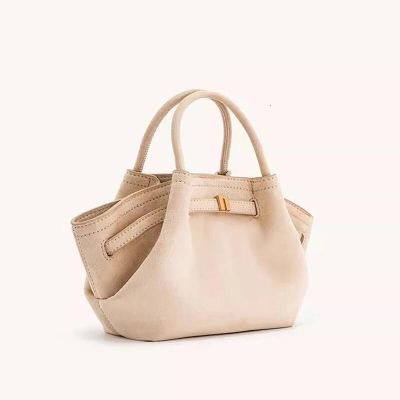 HANA Dumpling Bun Small Women's Shoulder Crossbody High Quality Handheld Bag Faux Suede Tote Designer Brand handbag