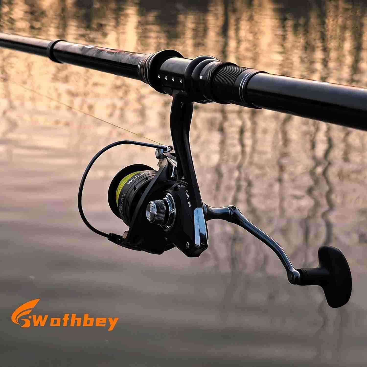Spinning Fishing Reels for Saltwater Freshwater 30004000 Series Fishing Spool LeftRight Interchangeable 71 Real Ball Bearings Real 521 Gear Ratio W250