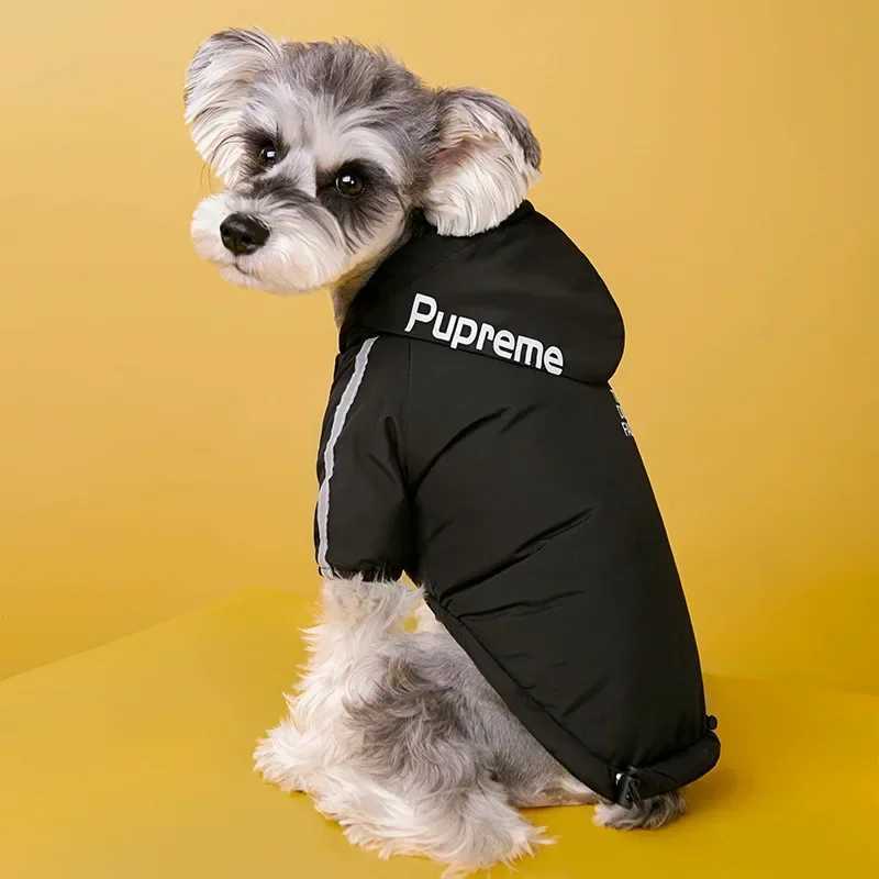 Pet Clothes Autumn Winter Pet Dog Reflective Waterproof Warm Coat Cotton Hooded et FOR Small Medium Dog Clothes W250904