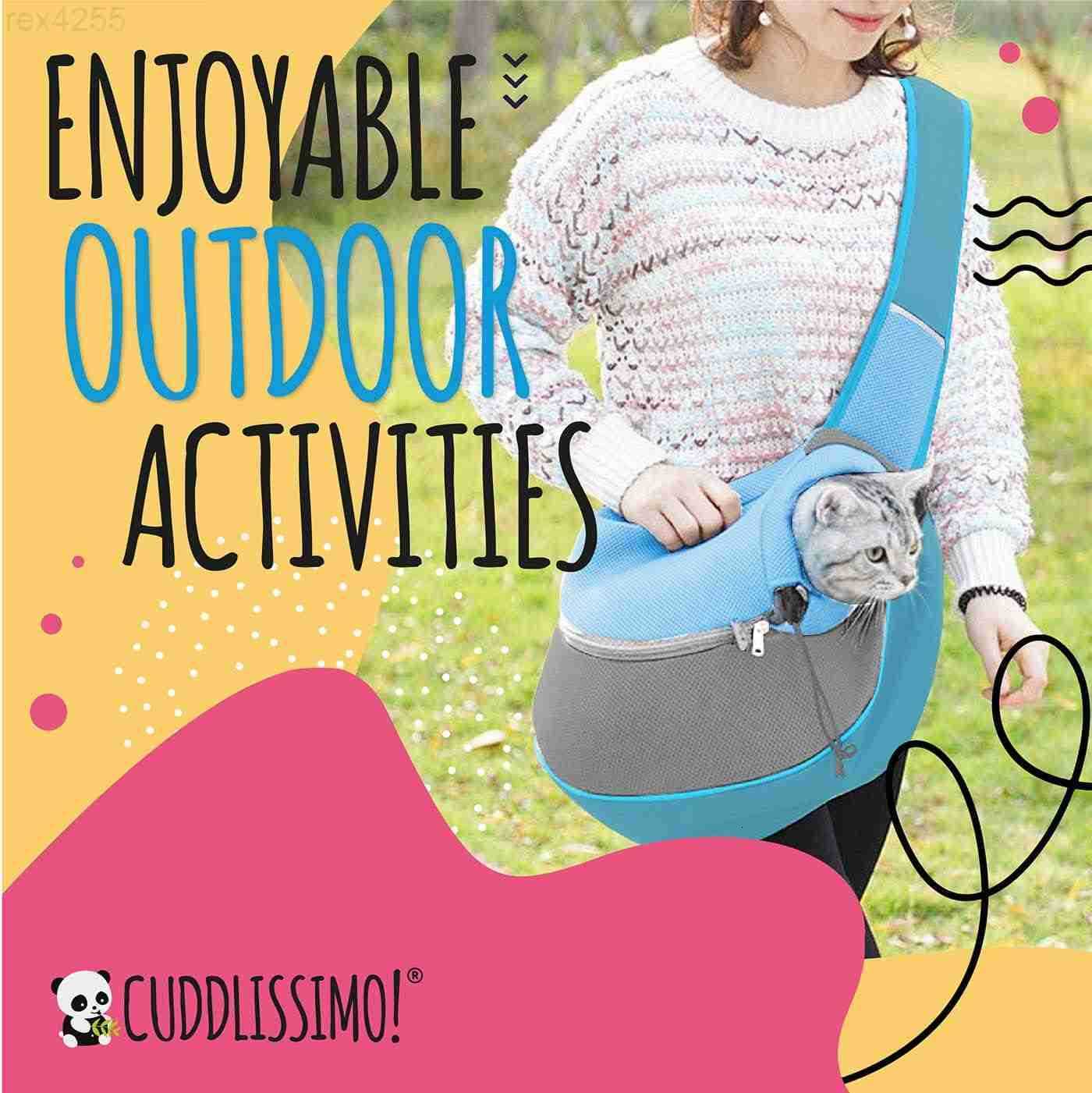 Carrier Carefully Sized for Teacup Toy Breed Puppies Cats Under 6lb Soft Pouch for Small Dogs Yorkies Chihuahuas Ideal for HandsFree Travel Walks Pink