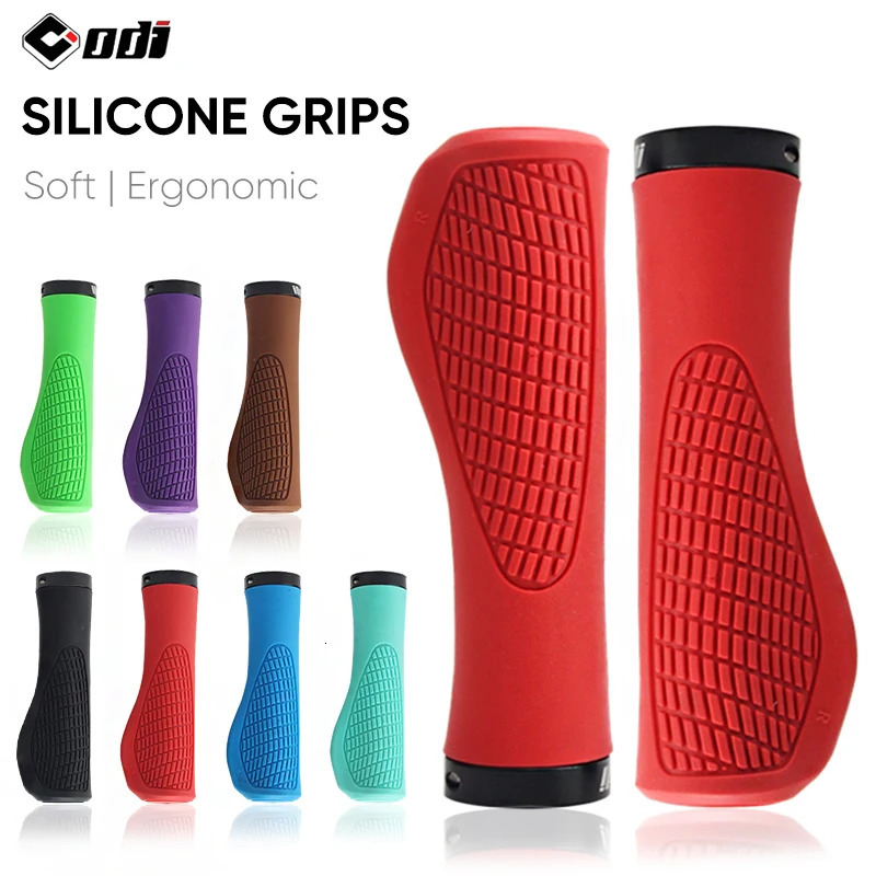 Bicycle Grips Soft Rubber For MTB Mountain Bike Shockproof AntiSlip Handlebar Cover Lock On Ergonomic Cycling Handle Bar Parts 250903