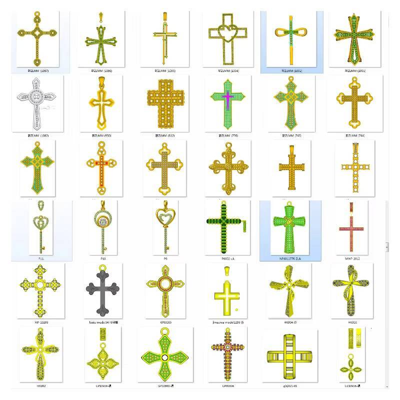 Custom Luxury Mossanite Jewelry Cross Pendant Necklace S925 Silver Moissanite Cross Pendant