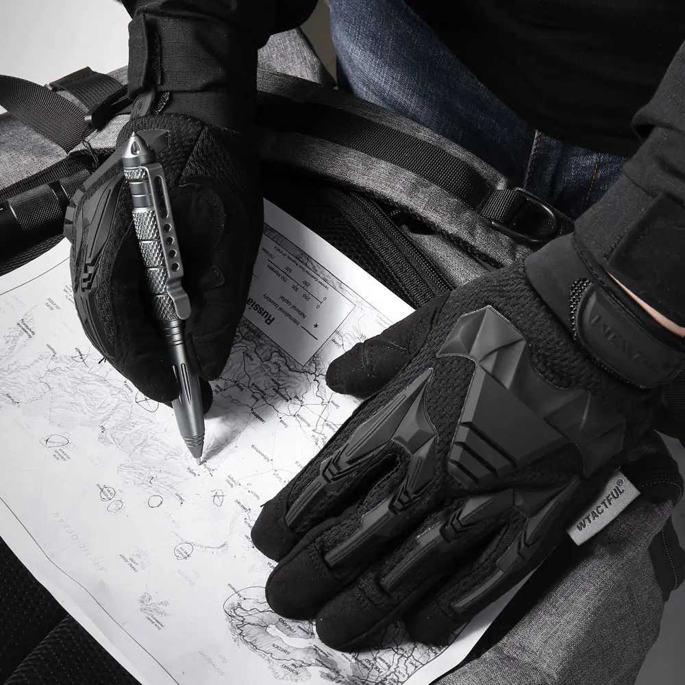 Tactical Gloves Touch Sceen Paintball Shooting Airsoft Combat Bicyc Rubber Protective AntiSkid Full Finger Glove Men WomenXJ250904