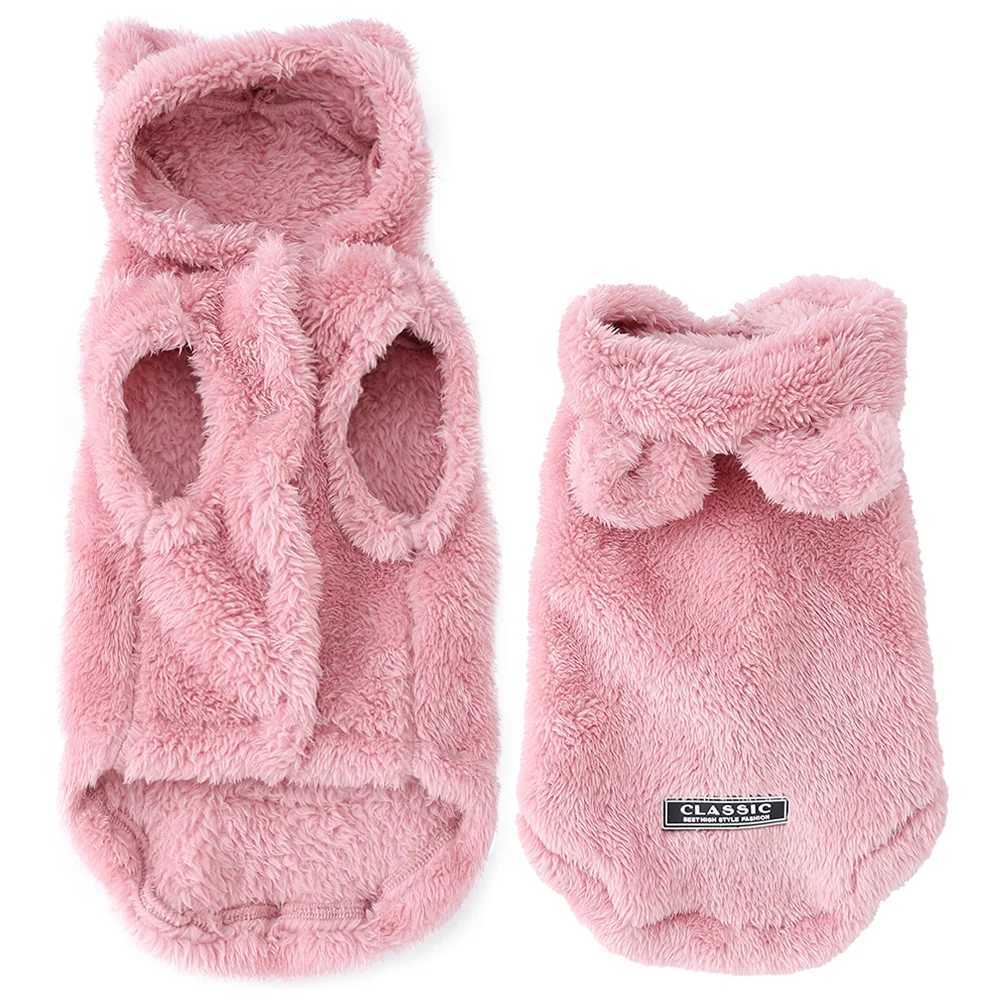 Winter Cute Dog Coat Rabbit Ears Pet Clothes For Small Medium Dogs Cat Plush Soft Kitty Puppy Hoodie Yorkshire Chihuahua Outfits W250904