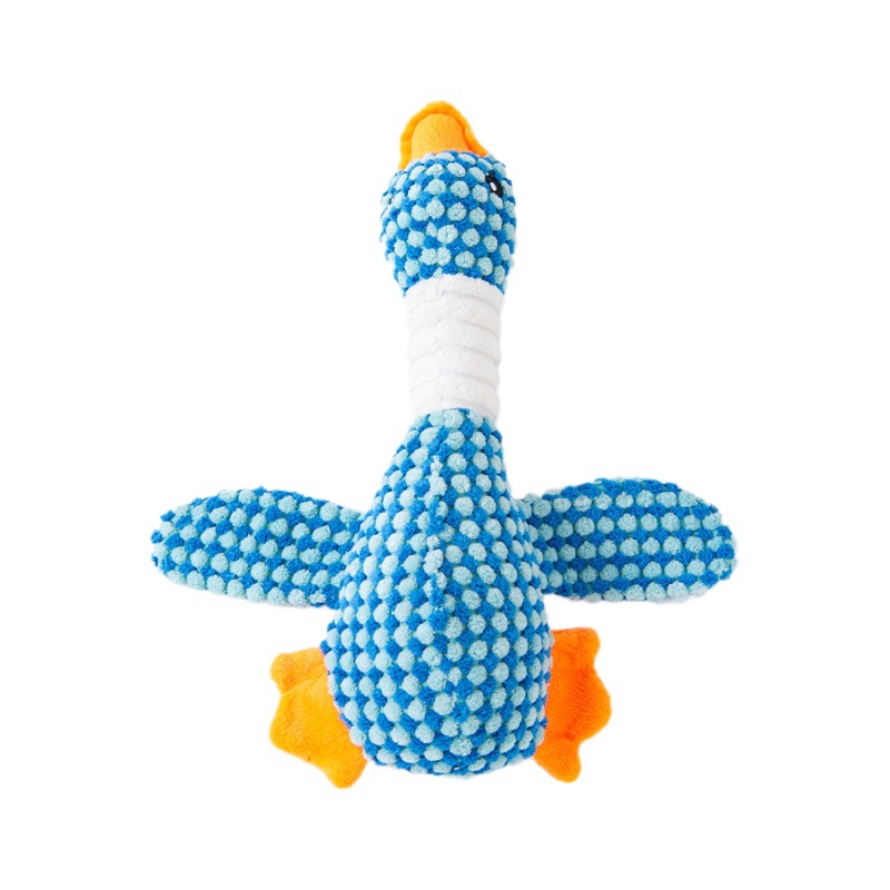 Furry Fun Time: Assorted Colorful Ducks and Geese Stuffed Animals That Squeak For Happy Hounds