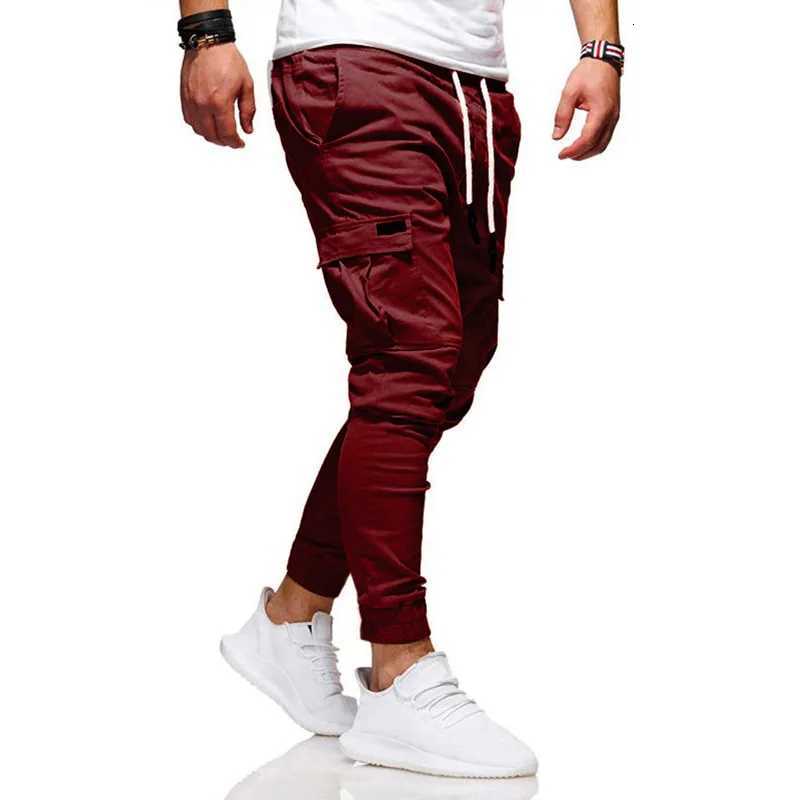 Men Pants Thin New Fashion Casual Jogger Pants Streetwear Cargo Pants Mens Multipockets Trousers Fitness Gyms Sweatpants MensXJ250904