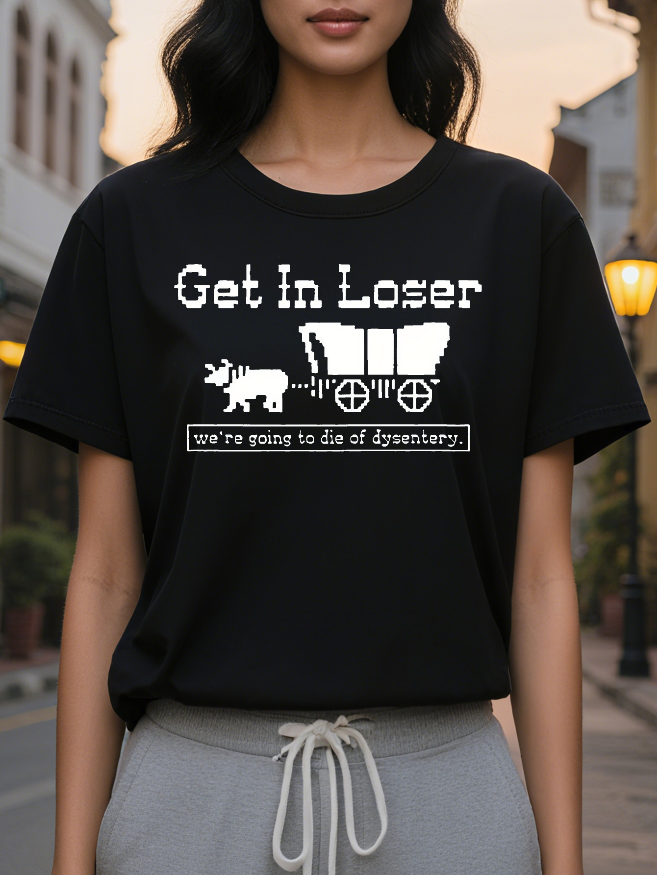 Large XL Graphic Letter Print Tank Casual Crew Neck Sleeveless Top for Spring Summer Women's Clothing Plus Size