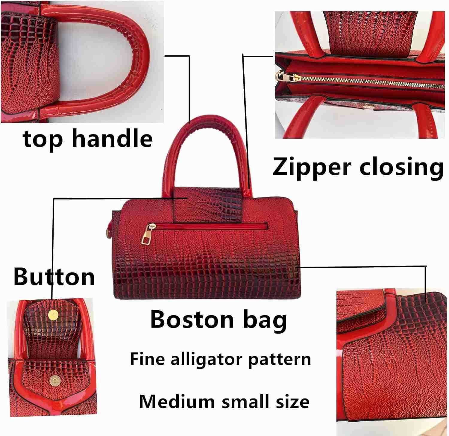 Top handle Satchel bags Shoulder Crossbody Purse Retro Crocodile Hobo Handbag Cluth Purse for Women M250904