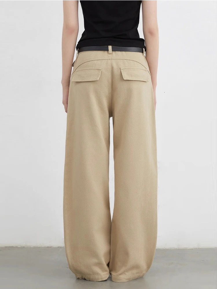 CHIC VEN Women Jeans Solid Loose Casual Split Wide Leg Denim Pant Workwear Female Trousers Spring Autumn 2025 250823