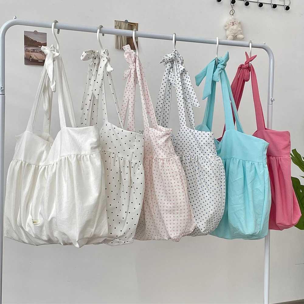 SOZAKKA Lazy Rabbit Large Capaci Tote Bag Belted Canvas Shoulder Bag Casual Sle Underarm Bag Spring Summer New Model Handbag Z250903