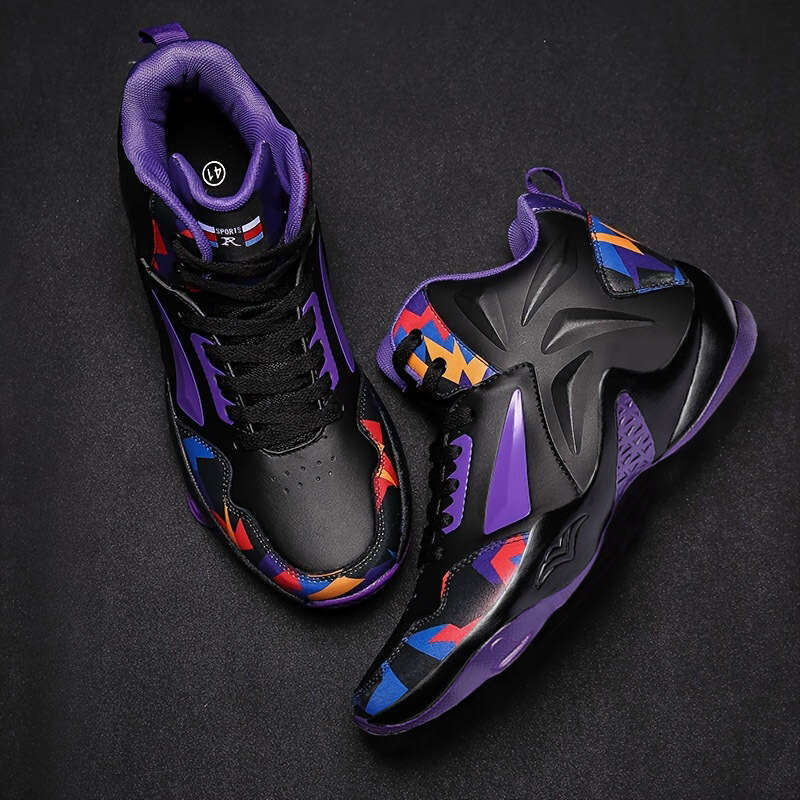 Men's Basketball Running Non-Slip Sports Shoes Lightweight Sneakers