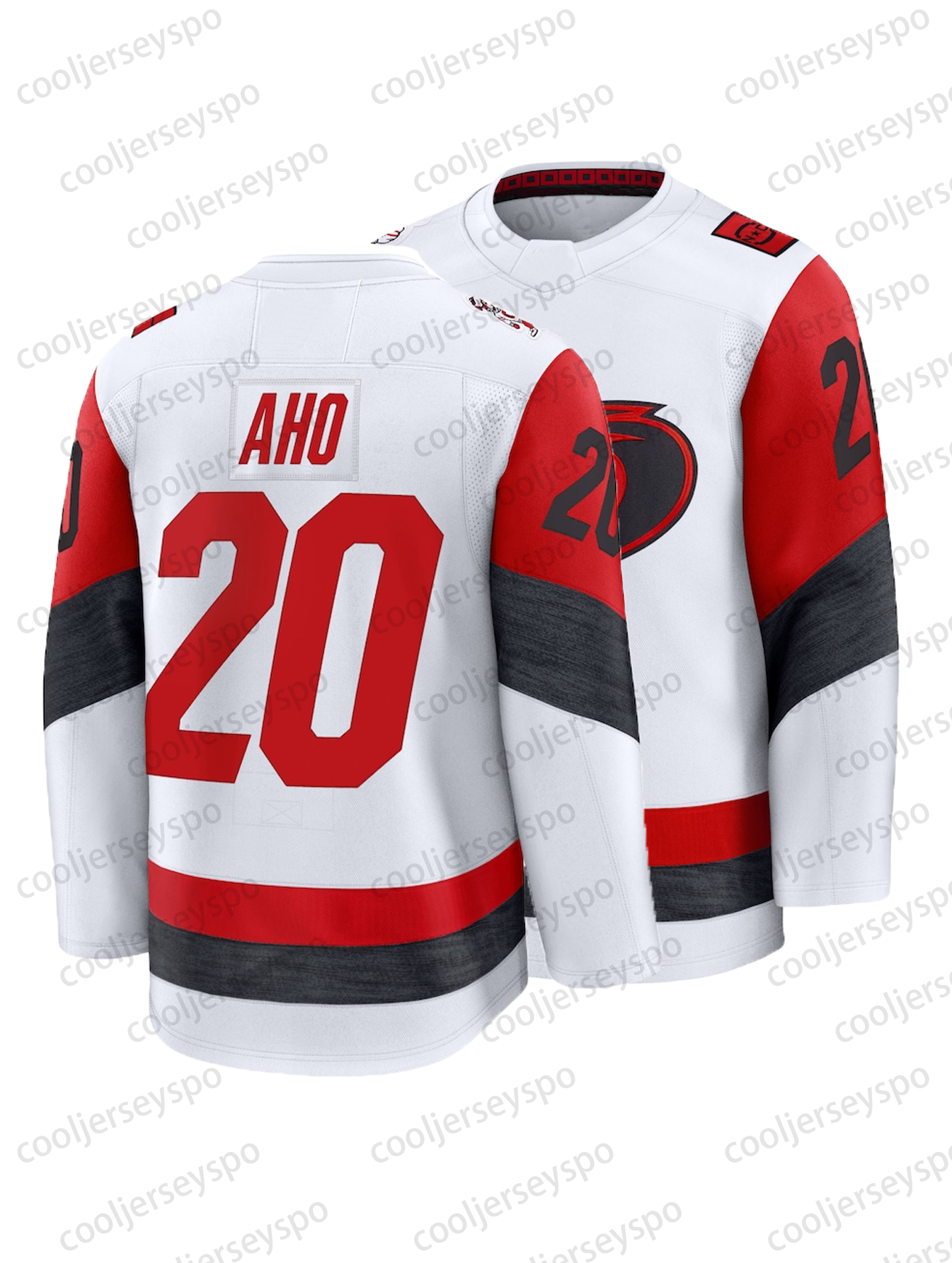 Customizable Custom 2025-26 Hockey Jersey Sebastian Aho Andrei Svechnikov Jaccob Slavin Seth Jarvis Brent Burns Mens Womens Youth