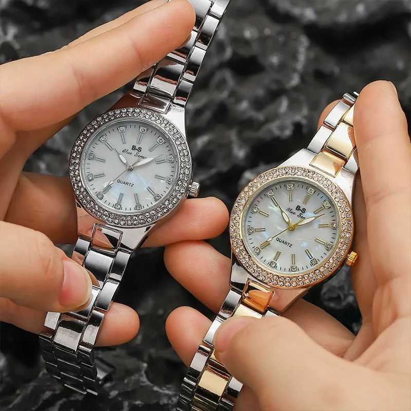 Fashion Ladies Wrist Watches Dress Gold Watch Wen Crystal Diamond Watches Stainless Steel Silver Clock Wen Montre Femme X250904
