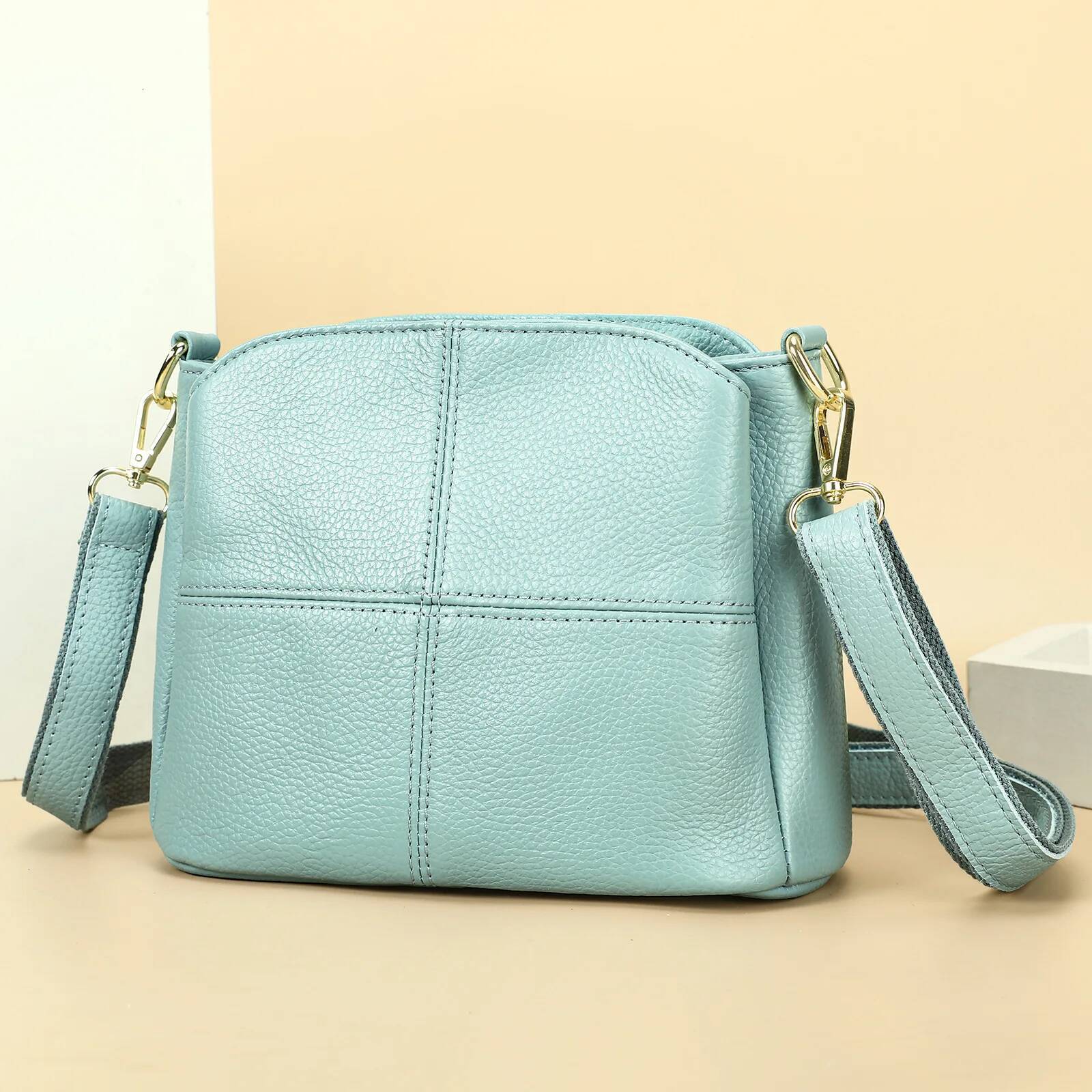 Genuine Leather women's crossbody High Quality First Layer Cowhide Shoulder bag large capacity versatile handbag for women