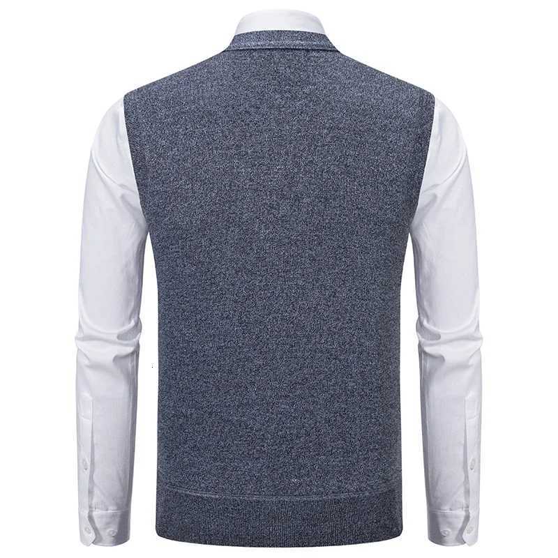 New Autumn Men Waistcoats Knitted Sweater Vests Casual Sleeveless Cardigans Male Spring Outwear Cardigan Sweatercoats Vests 3XLXJ250904