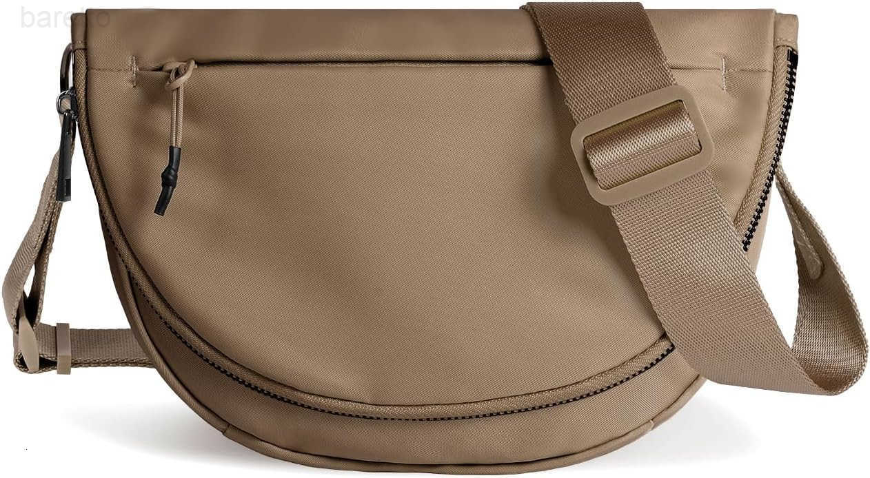 Crescent Bag for Women and Men Fashion Medium Nylon Folding Crescent Moon Bag Single Shoulder Bag with Adjustable Strap M250903