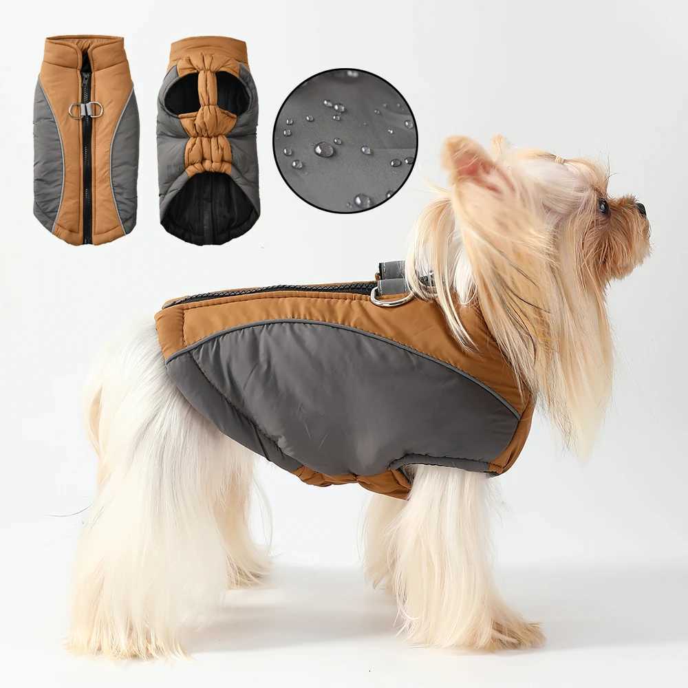 Windproof Warm Dog et For Small Medium Dogs Winter Waterproof With Dring With Zipper Puppy Clothes Yorkshire Pet Costume W250904