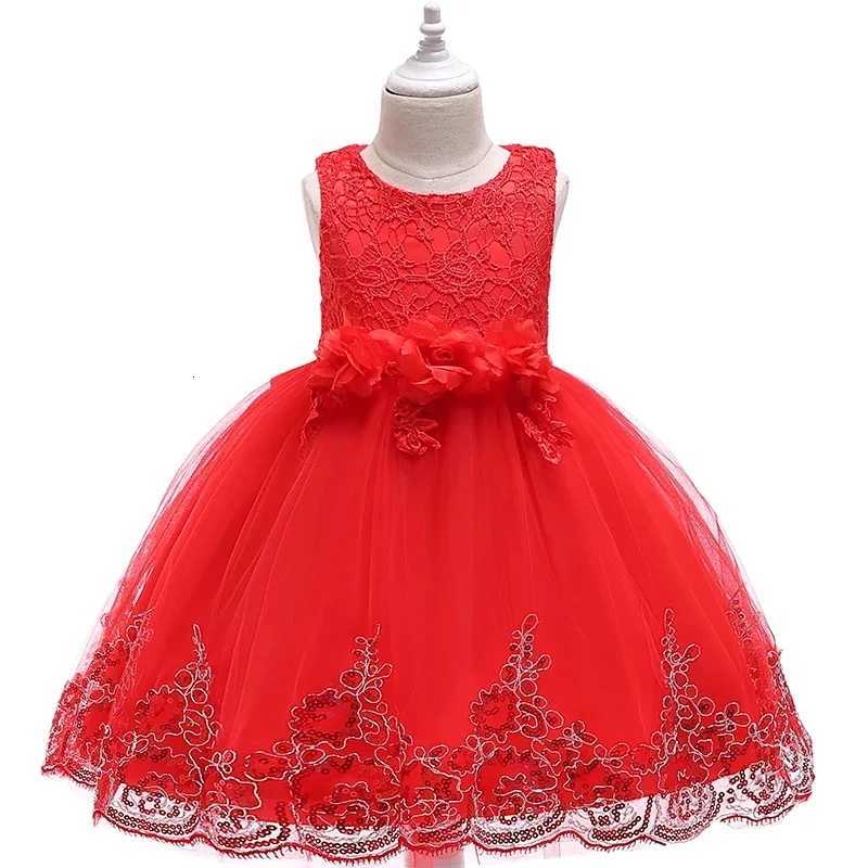 2-12Y Girl Summer Lace Princess Dress Children Floral Gown Dresses For Girls Clothing Kids Birthday Party Tutu Costume Dresses Z250904