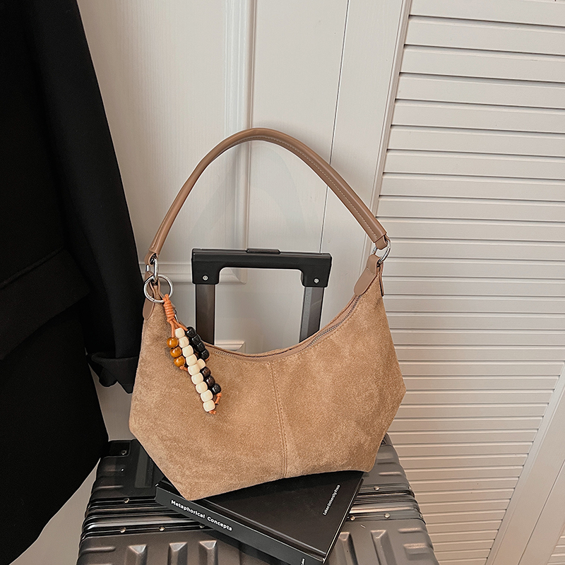 Autumn new niche fashion women's luxurious high-quality handbag, large capacity casual shoulder bag, daily casual versatile shopping crossbody ba