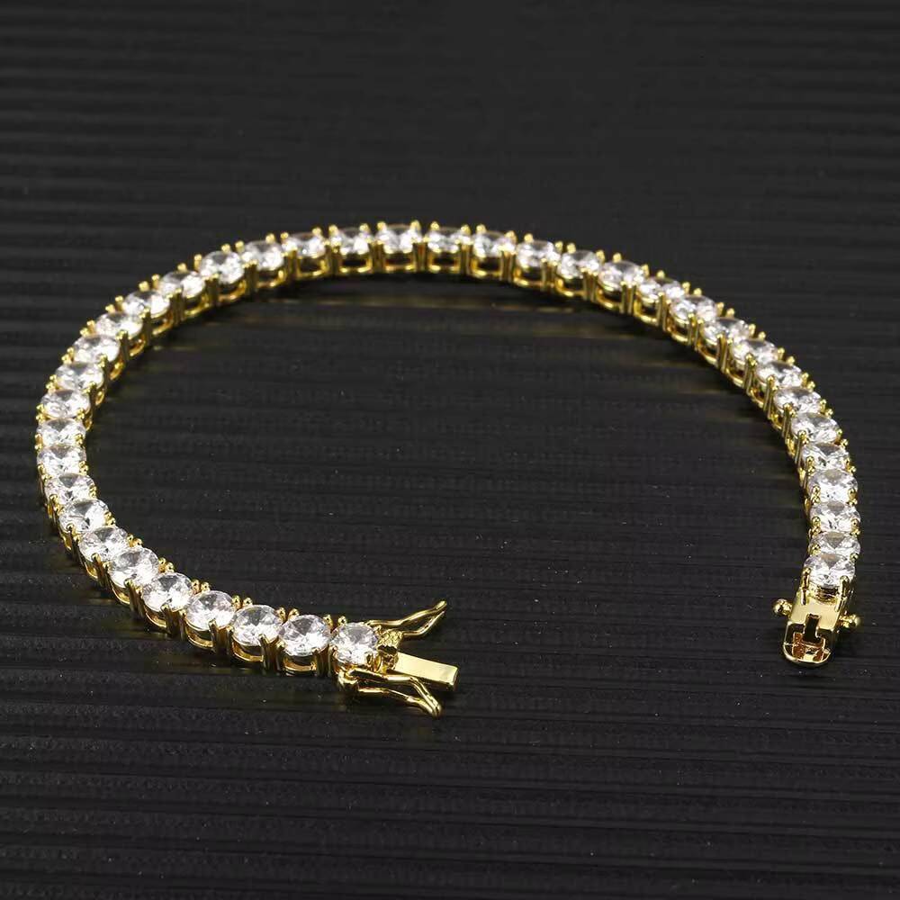 Luxury 925 Sterling Silver Tennis Bracelet for Women and Men 2mm6mm VVS Lab Grown Moissanite Diamond Fashionable Jewelry