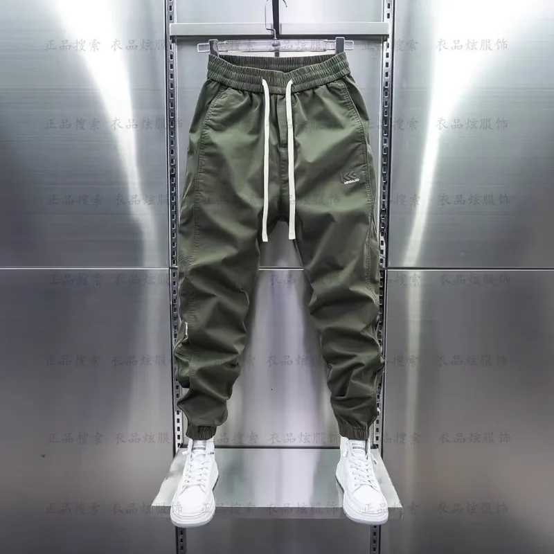 2023 Spring Autumn Mens Trousers Korean Fashion Streetwear Sweatpants Men Casual Men Clothing Elastic Waist Joggers Pants MenXJ250904