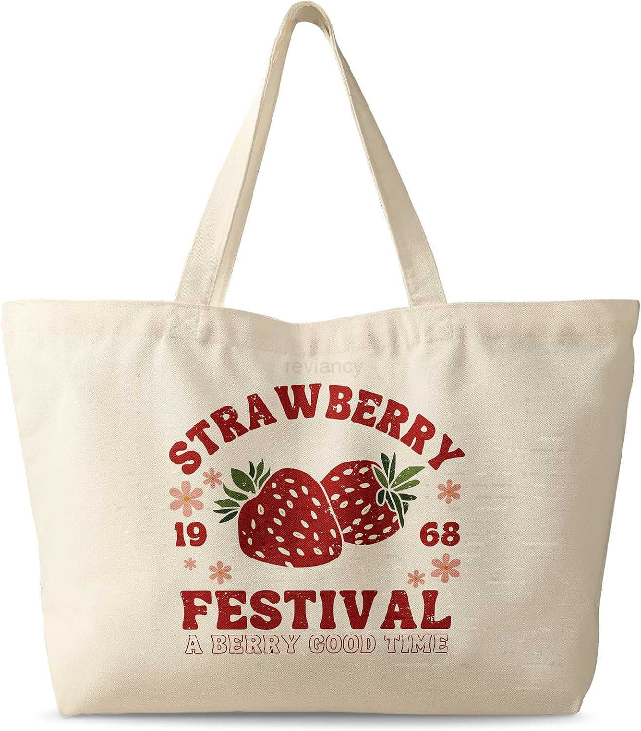 Large Tote Bag for Women Canvas Tote Bag with Zipper Aesthetic Reusable Shoulder Bag for Gym Travel WorkW250904