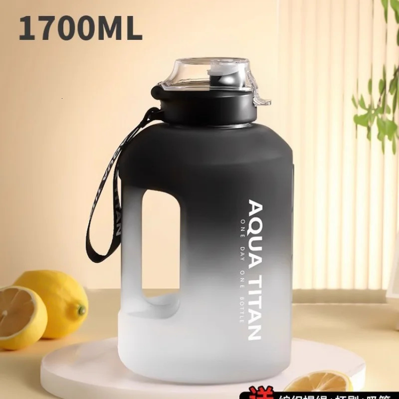 Water Cup Large Capacity Mens and Womens Fitness Sports Water Bottle Big Belly Cup Summer Bottle Dundun Bucket 250904