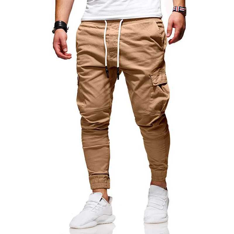 Men Pants Thin New Fashion Casual Jogger Pants Streetwear Cargo Pants Mens Multipockets Trousers Fitness Gyms Sweatpants MensXJ250904