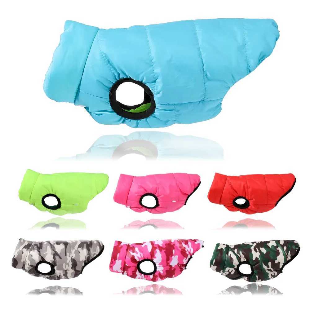 Camouflage Print Dog Clothes For Small Medium Dogs Cute Reversible Pet et Warm Winter Windproof Cat Chihuahua Yorkshire Coat W250904