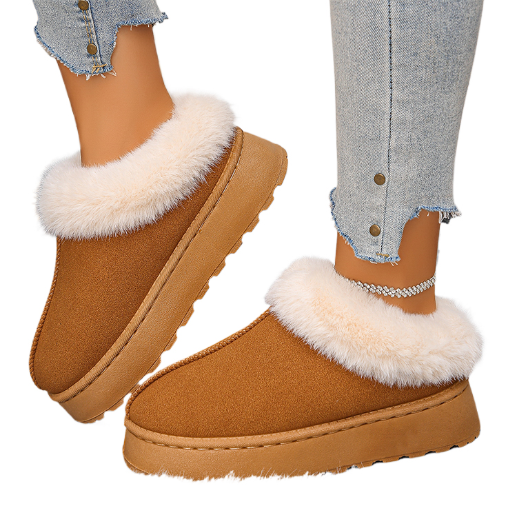Cotton-Lined, Thicker Walled Insulated Low Top Snow Shoes