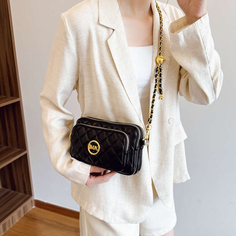 Designer Bags Fashion Chain Crossbody Bag Multi-layer Small Square Bag for Women 2025 New Versatile Womens Shoulder Crossbody Bag