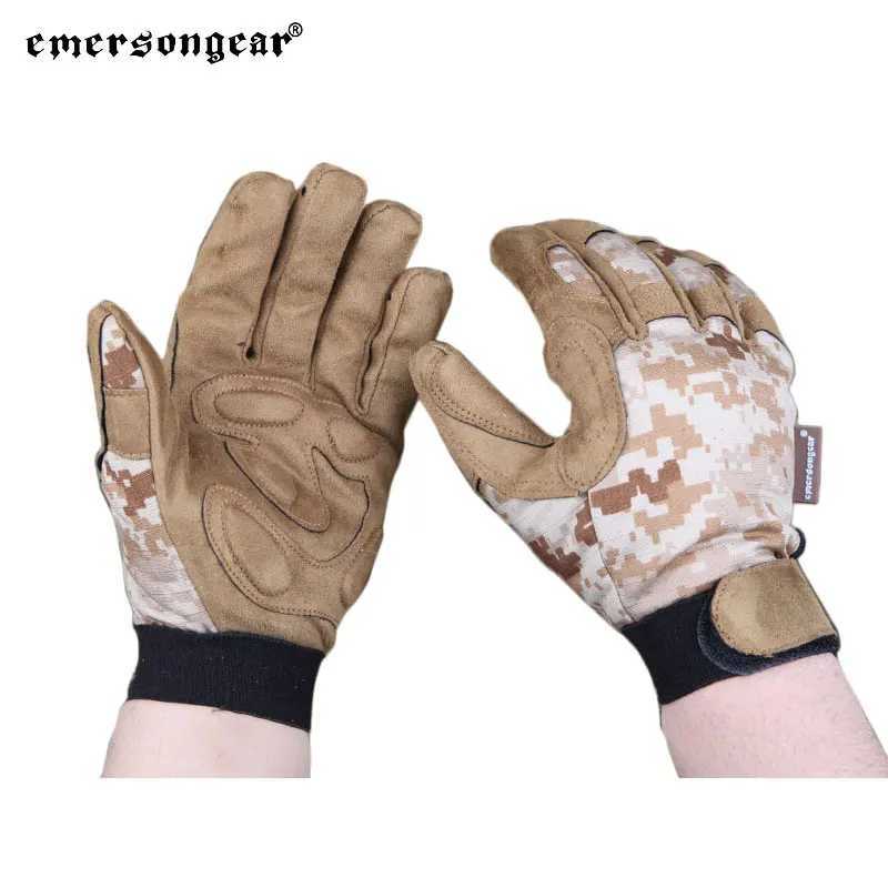 ersongear Tactical Lightweight Camo Gloves Full Finger Combat Hand Protective Cam Fishing Hunting Hiking Outdoor AOR1XJ250904