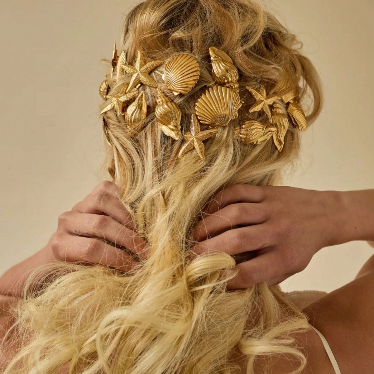 Ins Super Popular Shell Starfish Hair Clip Hairpin for Women 2025 New Side Designer luxury free shipping Clip Forehead Bangs Clip Vacation Style Hair 